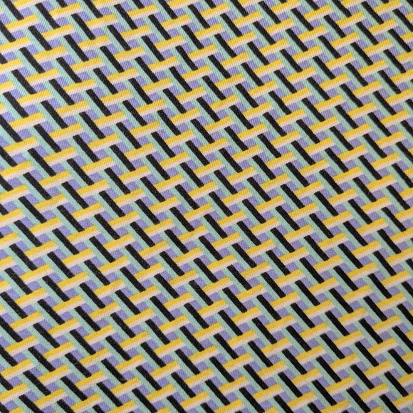 Diane Von Furstenberg Geometric Printed Jersey Knit Jeanne Two Wrap Mini Dress M - Picture 5 of 10